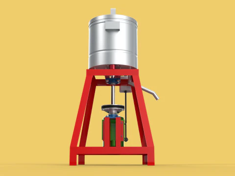 SPINNER MACHINE DEHYDRATOR DRAINER FILTER FOOD CENTRIFUGAL DRYER 3D Model