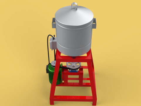 SPINNER MACHINE DEHYDRATOR DRAINER FILTER FOOD CENTRIFUGAL DRYER 3D 模型