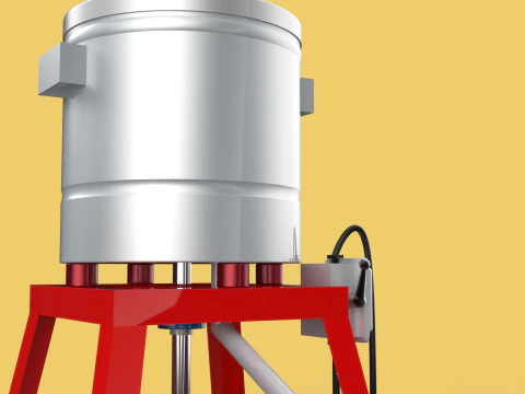 SPINNER MACHINE DEHYDRATOR DRAINER FILTER FOOD CENTRIFUGAL DRYER 3D Model