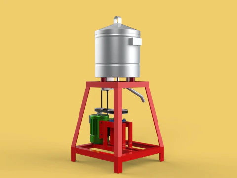 SPINNER MACHINE DEHYDRATOR DRAINER FILTER FOOD CENTRIFUGAL DRYER 3D Model