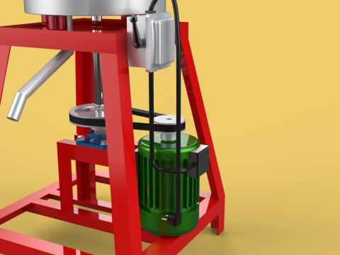 SPINNER MACHINE DEHYDRATOR DRAINER FILTER FOOD CENTRIFUGAL DRYER 3D 模型