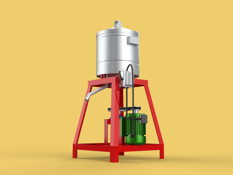 SPINNER MACHINE DEHYDRATOR DRAINER FILTER FOOD CENTRIFUGAL DRYER 3D 模型