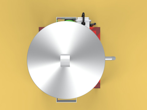 SPINNER MACHINE DEHYDRATOR DRAINER FILTER FOOD CENTRIFUGAL DRYER 3D 模型