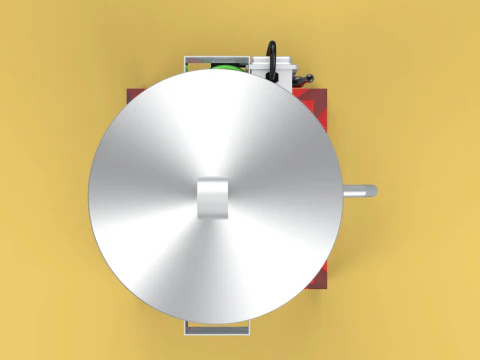 SPINNER MACHINE DEHYDRATOR DRAINER FILTER FOOD CENTRIFUGAL DRYER 3D Model