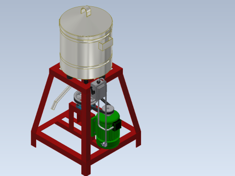 SPINNER MACHINE DEHYDRATOR DRAINER FILTER FOOD CENTRIFUGAL DRYER 3D 模型