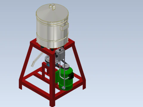 SPINNER MACHINE DEHYDRATOR DRAINER FILTER FOOD CENTRIFUGAL DRYER 3D Model