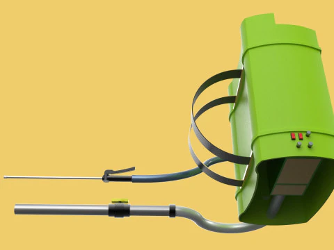 ELECTRIC KNAPSACK GARDEN SPRAYER BACKPACK FERTILIZER PESTICIDE 3D Model
