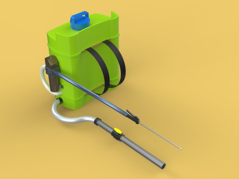 ELECTRIC KNAPSACK GARDEN SPRAYER BACKPACK FERTILIZER PESTICIDE Modèle 3D