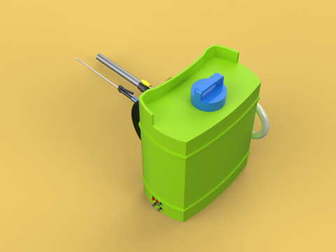ELECTRIC KNAPSACK GARDEN SPRAYER BACKPACK FERTILIZER PESTICIDE Modèle 3D