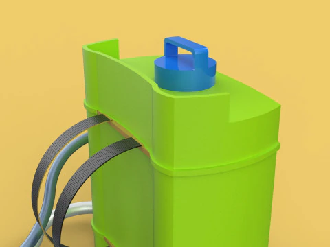 ELECTRIC KNAPSACK GARDEN SPRAYER BACKPACK FERTILIZER PESTICIDE 3D Model