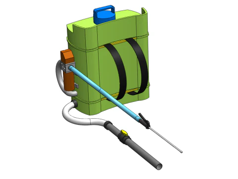 ELECTRIC KNAPSACK GARDEN SPRAYER BACKPACK FERTILIZER PESTICIDE 3D Model