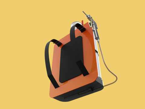 MULTIPURPOSE SPRAYER AIR COMPRESSOR KNAPSACK BACKPACK PORTABLE Modello 3D