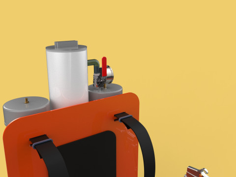 MULTIPURPOSE SPRAYER AIR COMPRESSOR KNAPSACK BACKPACK PORTABLE Modello 3D
