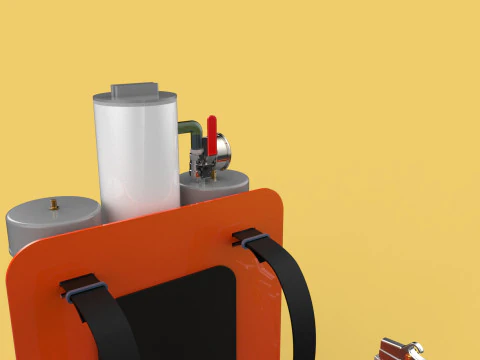 MULTIPURPOSE SPRAYER AIR COMPRESSOR KNAPSACK BACKPACK PORTABLE 3D Model