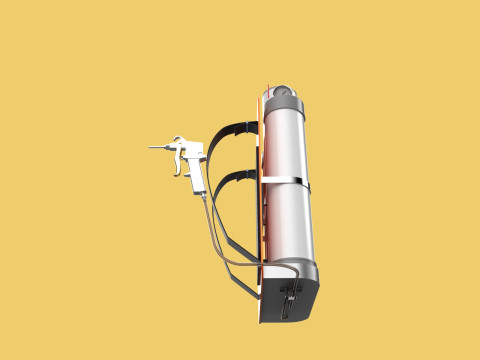 MULTIPURPOSE SPRAYER AIR COMPRESSOR KNAPSACK BACKPACK PORTABLE Modello 3D
