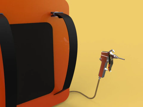 MULTIPURPOSE SPRAYER AIR COMPRESSOR KNAPSACK BACKPACK PORTABLE 3D Model