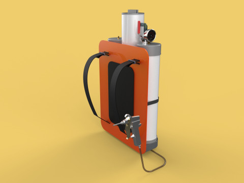 MULTIPURPOSE SPRAYER AIR COMPRESSOR KNAPSACK BACKPACK PORTABLE Modello 3D