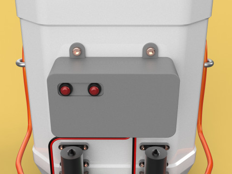 DIY ELECTRIC SPRAYER KNAPSACK JERRYCAN TANK PUMP BATTERY POWERED 3D 모델