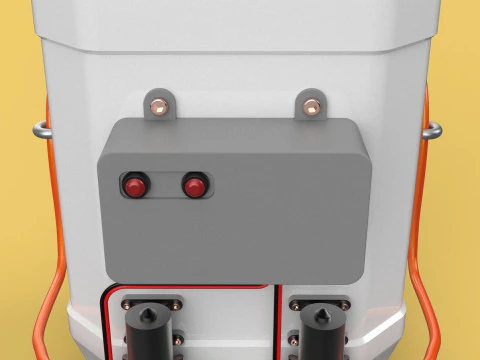 DIY ELECTRIC SPRAYER KNAPSACK JERRYCAN TANK PUMP BATTERY POWERED 3D Model
