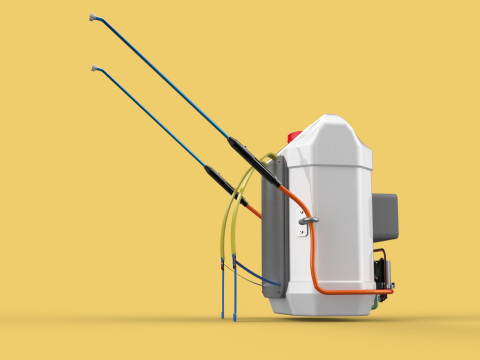 DIY ELECTRIC SPRAYER KNAPSACK JERRYCAN TANK PUMP BATTERY POWERED 3D 모델