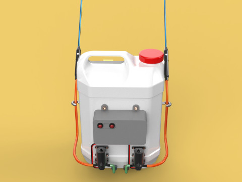 DIY ELECTRIC SPRAYER KNAPSACK JERRYCAN TANK PUMP BATTERY POWERED 3D 모델