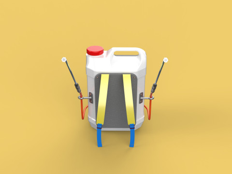 DIY ELECTRIC SPRAYER KNAPSACK JERRYCAN TANK PUMP BATTERY POWERED 3D 모델