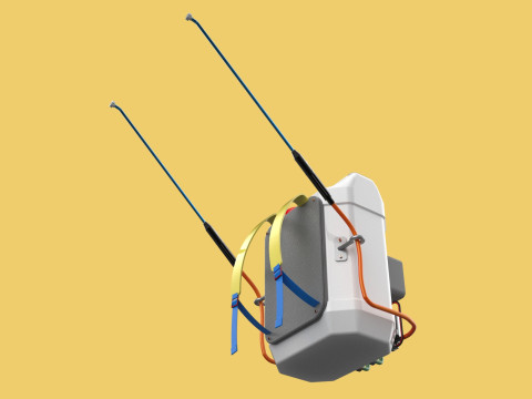 DIY ELECTRIC SPRAYER KNAPSACK JERRYCAN TANK PUMP BATTERY POWERED 3D 모델