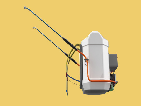 DIY ELECTRIC SPRAYER KNAPSACK JERRYCAN TANK PUMP BATTERY POWERED 3D 모델