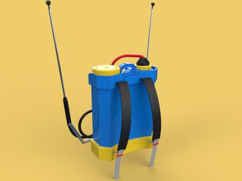 ELECTRIC SPRAYER KNAPSACK BACKPACK TANK PUMP MOTOR BATTERY SPRAY 3D 模型