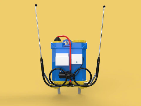 ELECTRIC SPRAYER KNAPSACK BACKPACK TANK PUMP MOTOR BATTERY SPRAY 3D Model