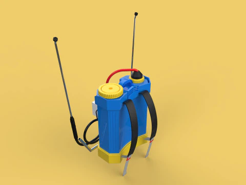 ELECTRIC SPRAYER KNAPSACK BACKPACK TANK PUMP MOTOR BATTERY SPRAY 3D Model