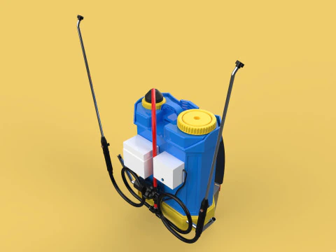 ELECTRIC SPRAYER KNAPSACK BACKPACK TANK PUMP MOTOR BATTERY SPRAY 3D Model