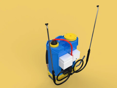 ELECTRIC SPRAYER KNAPSACK BACKPACK TANK PUMP MOTOR BATTERY SPRAY 3D Model