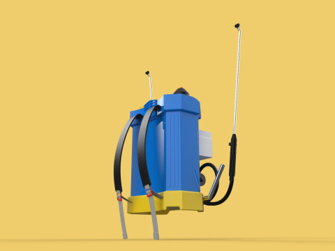 ELECTRIC SPRAYER KNAPSACK BACKPACK TANK PUMP MOTOR BATTERY SPRAY 3D Модель