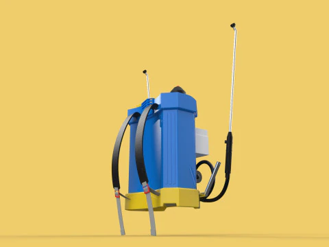 ELECTRIC SPRAYER KNAPSACK BACKPACK TANK PUMP MOTOR BATTERY SPRAY 3D Model