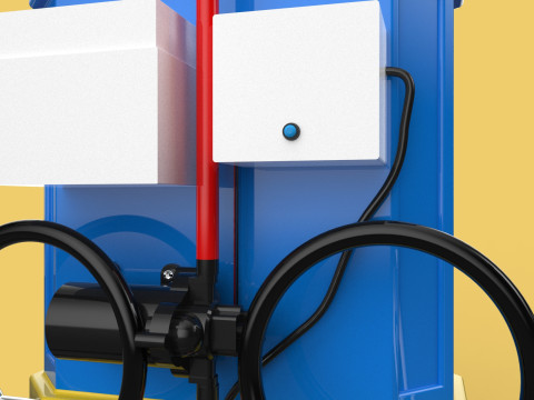 ELECTRIC SPRAYER KNAPSACK BACKPACK TANK PUMP MOTOR BATTERY SPRAY 3D Модель