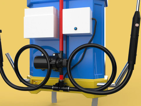 ELECTRIC SPRAYER KNAPSACK BACKPACK TANK PUMP MOTOR BATTERY SPRAY 3D Model