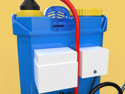 ELECTRIC SPRAYER KNAPSACK BACKPACK TANK PUMP MOTOR BATTERY SPRAY 3D Model