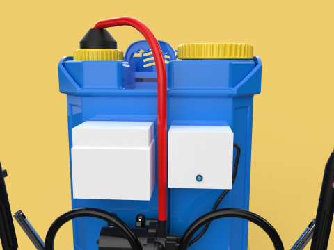 ELECTRIC SPRAYER KNAPSACK BACKPACK TANK PUMP MOTOR BATTERY SPRAY 3D Модель