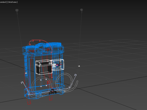 ELECTRIC SPRAYER KNAPSACK BACKPACK TANK PUMP MOTOR BATTERY SPRAY 3D Модель