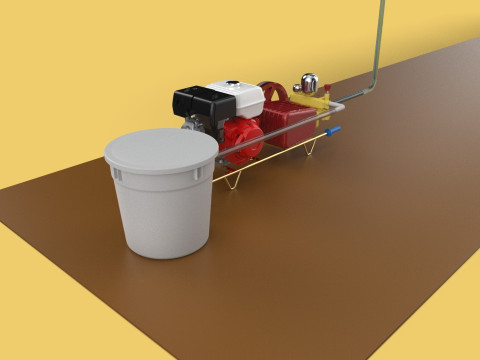 HYDROGEN HELIUM BALLOON PESTICIDE SPRAYER AGRICULTURAL FARMS 3D मॉडल