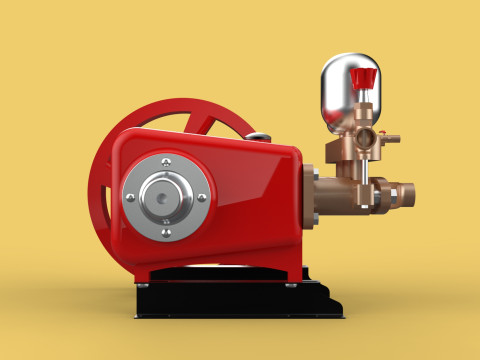 PLUNGER PUMP SPRAYER HIGH PRESSURE WATER CAR WASH AGRICULTURAL 3D Model