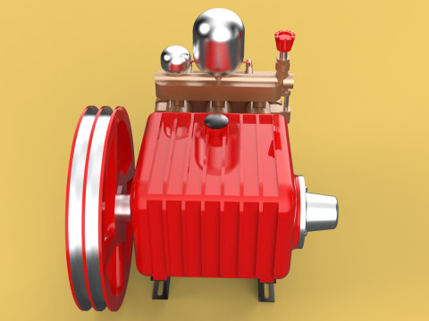 PLUNGER PUMP SPRAYER HIGH PRESSURE WATER CAR WASH AGRICULTURAL 3D Model