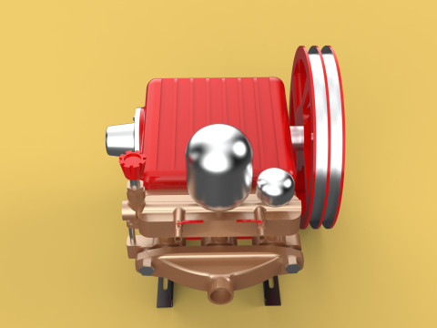 PLUNGER PUMP SPRAYER HIGH PRESSURE WATER CAR WASH AGRICULTURAL 3D Model