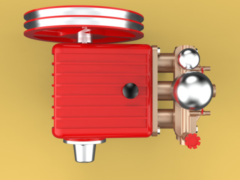 PLUNGER PUMP SPRAYER HIGH PRESSURE WATER CAR WASH AGRICULTURAL 3D Model