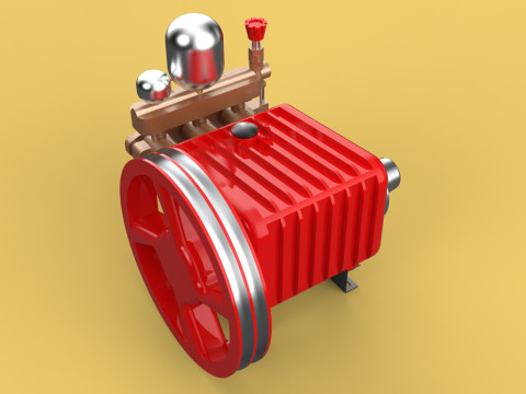 PLUNGER PUMP SPRAYER HIGH PRESSURE WATER CAR WASH AGRICULTURAL 3D Model