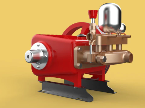PLUNGER PUMP SPRAYER HIGH PRESSURE WATER CAR WASH AGRICULTURAL 3D Model