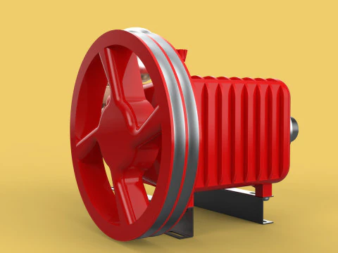 PLUNGER PUMP SPRAYER HIGH PRESSURE WATER CAR WASH AGRICULTURAL 3D Model