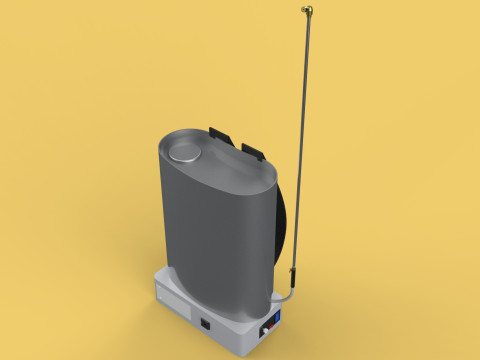 ELECTRIC KNAPSACK SPRAYER BACKPACK TANK PUMP MOTOR BATTERY SPRAY 3D Model