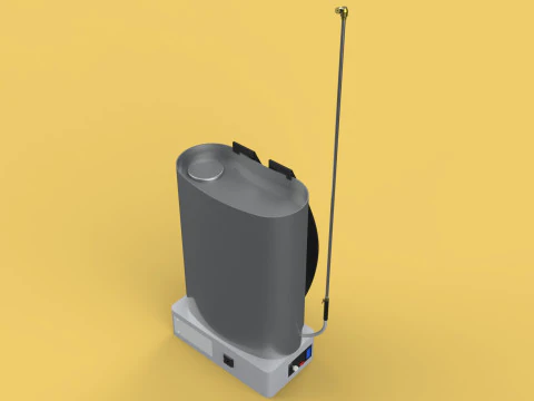 ELECTRIC KNAPSACK SPRAYER BACKPACK TANK PUMP MOTOR BATTERY SPRAY 3D Model